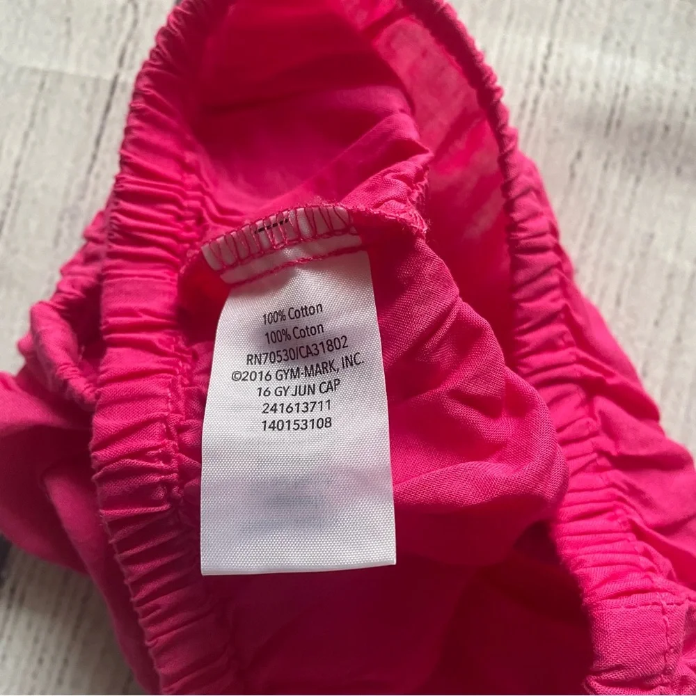 Gymboree Hot Pink & Coral Bummies Size 6-12 months